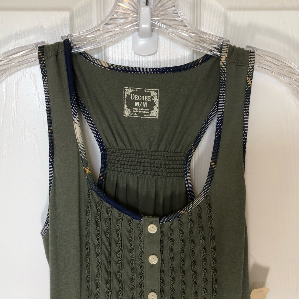 NWT Sleeveless Dress or long top size Med - Picture 2 of 8